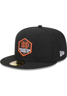 New Era Houston Dynamo Mens Orange Evergreen 59FIFTY Fitted Hat