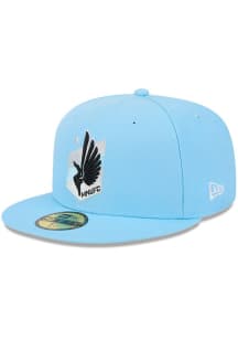New Era Minnesota United FC Mens Light Blue Evergreen 59FIFTY Fitted Hat