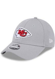 New Era Kansas City Chiefs Evergreen GRA Stretch 9FORTY Adjustable Hat - Grey