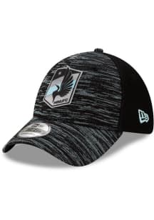 New Era Minnesota United FC Mens Black 39THIRTY Flex Hat