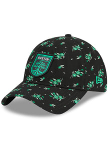 New Era Austin FC Black 9TWENTY Womens Adjustable Hat