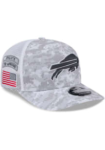 New Era Buffalo Bills 2024 Salute to Service 9SEVENTY Adjustable Hat - White