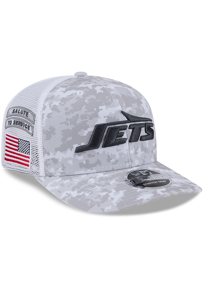 New Era New York Jets 2024 Salute to Service 9SEVENTY Adjustable Hat White