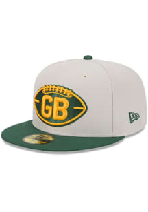 New Era Green Bay Packers Mens Grey 2024 Sideline Historic 59FIFTY Fitted Hat