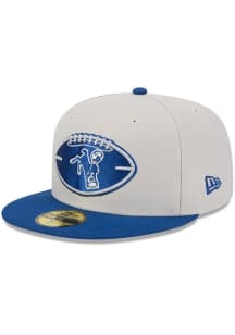 New Era Indianapolis Colts Mens Tan 2024 Sideline Historic 59FIFTY Fitted Hat