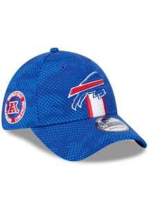 New Era Buffalo Bills Mens Blue 2024 Sideline OTC 39THIRTY Flex Hat