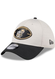 New Era New Orleans Saints Mens Grey 2024 Sideline Historic 39THIRTY Flex Hat