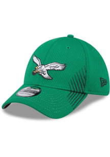 New Era Philadelphia Eagles Mens Kelly Green Active 39THIRTY Flex Hat