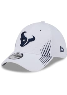 New Era Houston Texans Mens White Active 39THIRTY Flex Hat