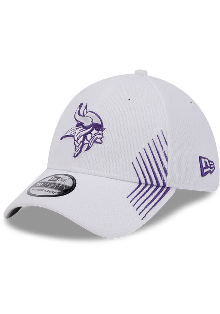 Minnesota Vikings Mens Active 39THIRTY White New Era Flex Hat