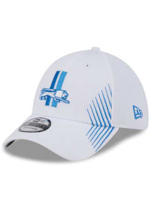 New Era Detroit Lions Mens White Active 39THIRTY Flex Hat