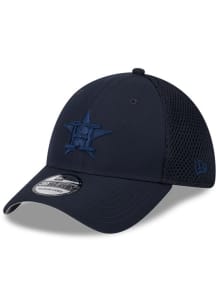 New Era Houston Astros Mens Navy Blue OTC Team Tone 39THIRTY Flex Hat