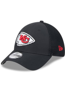 New Era Kansas City Chiefs Mens Black Team Tone 39THIRTY Flex Hat