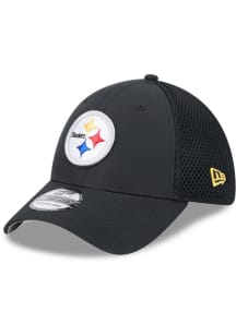 New Era Pittsburgh Steelers Mens Black Team Tone 39THIRTY Flex Hat