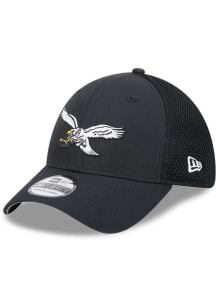 New Era Philadelphia Eagles Mens Black Team Tone 39THIRTY Flex Hat