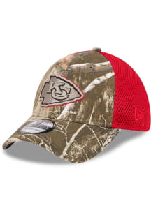 New Era Kansas City Chiefs Mens Green Camo 39THIRTY Flex Hat