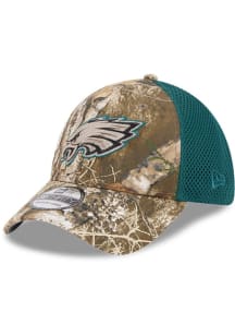 New Era Philadelphia Eagles Mens Green Camo 39THIRTY Flex Hat