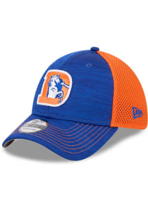 New Era Denver Broncos Mens Blue 2T Tech Neo 39THIRTY Flex Hat