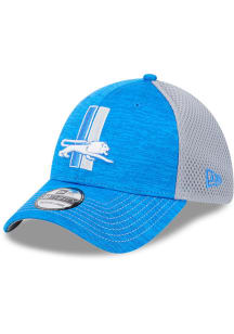 New Era Detroit Lions Mens Blue 2T Tech Neo 39THIRTY Flex Hat