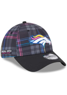 New Era Denver Broncos Mens Black 2024 Crucial Catch 39THIRTY Flex Hat