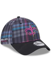 New Era New Orleans Saints Mens Black 2024 Crucial Catch 39THIRTY Flex Hat