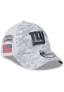 New Era New York Giants Mens White 2024 Salute to Service 39THIRTY Flex Hat