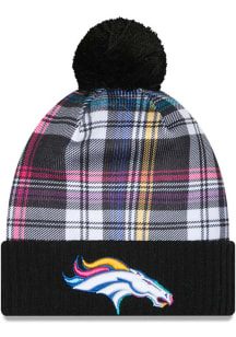 New Era Denver Broncos Black 2024 Crucial Catch Sport Mens Knit Hat