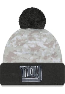 New Era New York Giants White 2024 Salute to Service Sport Mens Knit Hat