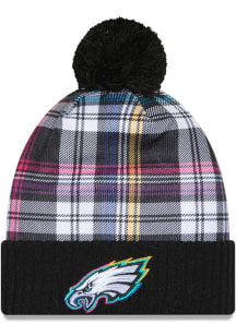 New Era Philadelphia Eagles Black 2024 Crucial Catch Sport Mens Knit Hat