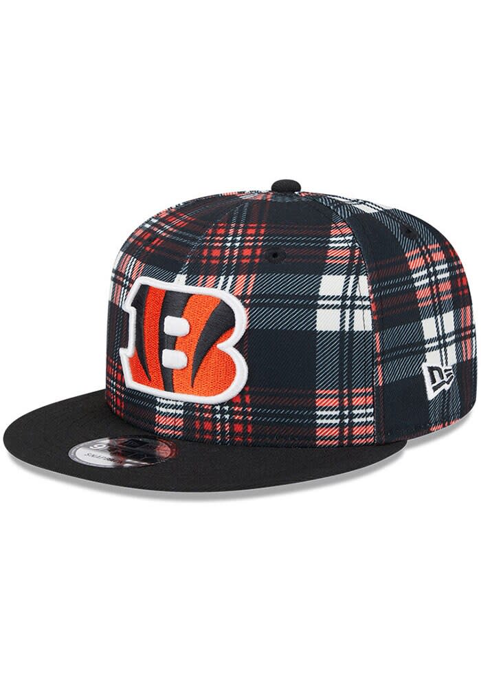 New Era Cincinnati Bengals Black 2024 Sideline Statement 9FIFTY Mens Snapback Hat