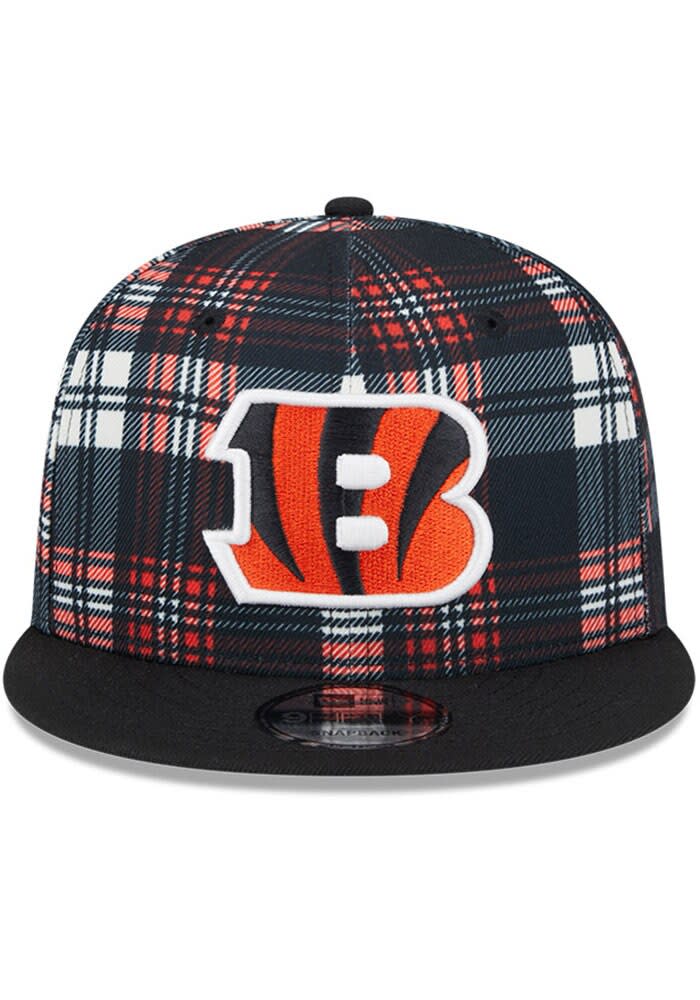 New Era Cincinnati Bengals Black 2024 Sideline Statement 9FIFTY Mens Snapback Hat