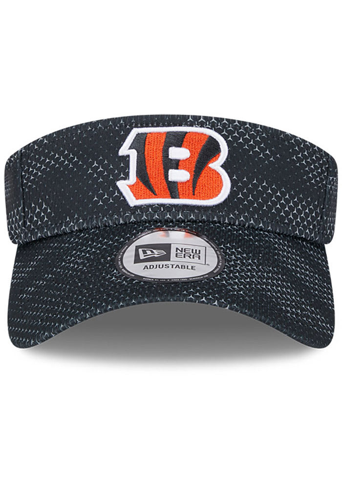 New Era Cincinnati Bengals Mens Black 2024 Sideline Adjustable Visor