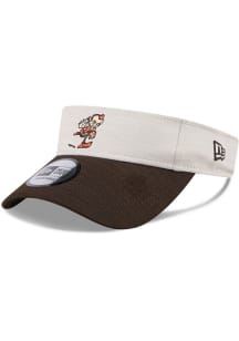 New Era Cleveland Browns Mens Grey 2024 Sideline Historic Adjustable Visor