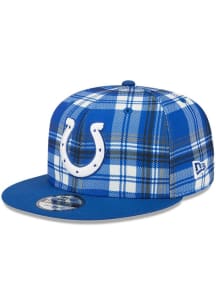 New Era Indianapolis Colts Blue 2024 Sideline Statement 9FIFTY Mens Snapback Hat