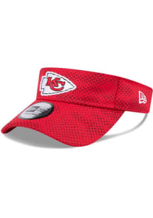 New Era Kansas City Chiefs Mens Red 2024 Sideline Adjustable Visor