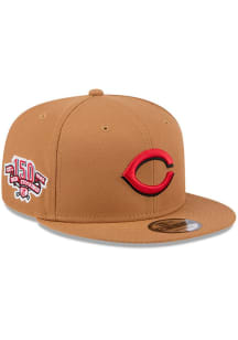 New Era Cincinnati Reds Brown Color Pack OTC Logo 9FIFTY Mens Snapback Hat
