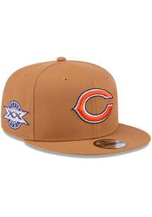 New Era Chicago Bears Brown Color Pack OTC Logo 9FIFTY Mens Snapback Hat