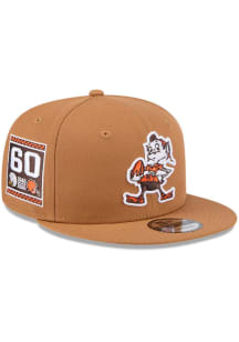 New Era Cleveland Browns Brown Color Pack OTC Logo 9FIFTY Mens Snapback Hat