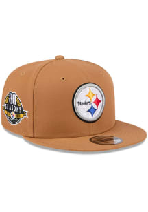 New Era Pittsburgh Steelers Brown Color Pack OTC Logo 9FIFTY Mens Snapback Hat