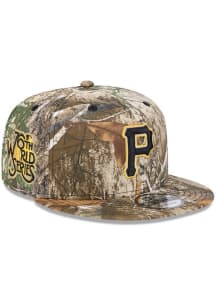 New Era Pittsburgh Pirates Green Camo 9FIFTY Mens Snapback Hat