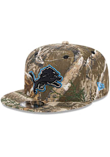 New Era Detroit Lions Green Camo 9FIFTY Mens Snapback Hat