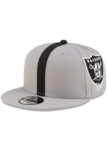 New Era Las Vegas Raiders Grey Helmet 9FIFTY Mens Snapback Hat