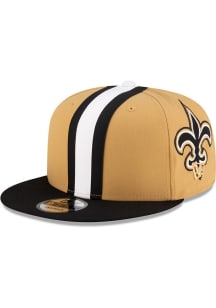 New Era New Orleans Saints Gold Helmet 9FIFTY Mens Snapback Hat