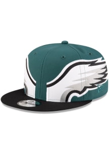 New Era Philadelphia Eagles Teal Helmet 9FIFTY Mens Snapback Hat