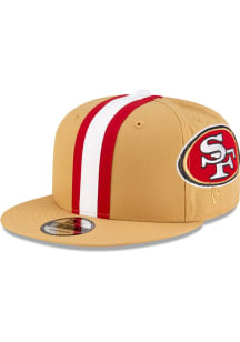 New Era San Francisco 49ers Gold Helmet 9FIFTY Mens Snapback Hat