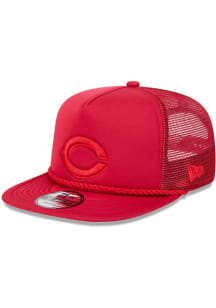 New Era Cincinnati Reds Red Tone Rope Golfer Trucker Mens Snapback Hat