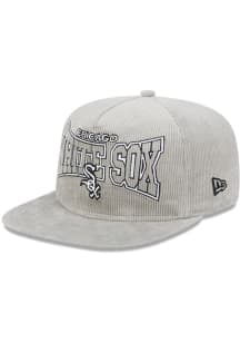 New Era Chicago White Sox Grey Cord Golfer Mens Snapback Hat