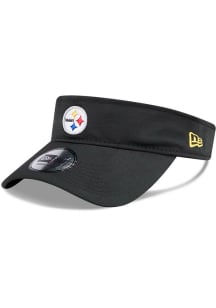 New Era Pittsburgh Steelers Mens Black Tech Adjustable Visor