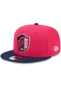 New Era St Louis City SC Red 2T Evergreen 9FIFTY Style Mens Snapback Hat