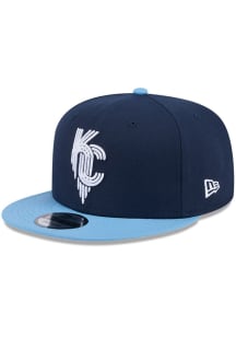 New Era Kansas City Royals Blue 2T Evergreen 9FIFTY Mens Snapback Hat